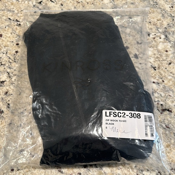 Kinross zip mock tunic cashmere sweater NWT - Picture 9 of 9